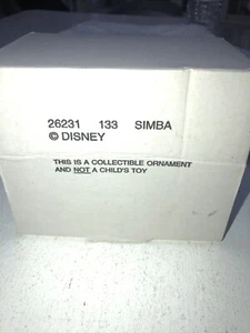 VINTAGE DISNEY GROLIER CHRISTMAS MAGIC SIMBA CHRISTMAS ORNAMENT NIB - Picture 1 of 2