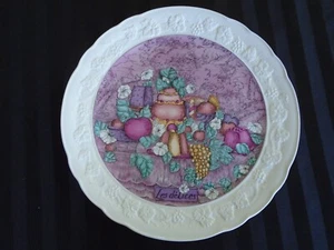 C-955 Gien France LES DELICES Piatto da dessert per torte 12,5" - Foto 1 di 6