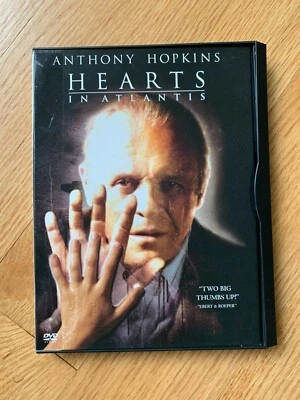 "HEARTS IN ATLANTIS" DVD-STARRING ANTHONY HOPKINS-LARGE PRINT LABEL ON DVD END - Image 1 of 3