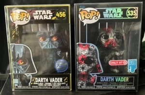 Star Wars Funko pop Darth Vader combo #535/ #456 w/ protectors - Picture 1 of 13