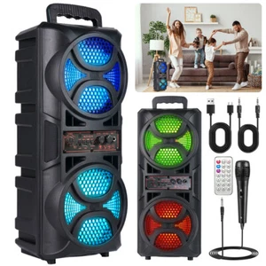 TWS Karaoke Bluetooth Lautsprecher Box Groß 5.2 Bluetooth Deep Bass mit Mikrofon - Bild 1 von 14
