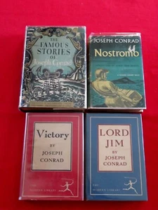 MODERN LIBRARY ~ JOSEPH CONRAD / LORD JIM, VICTORY, NOSTROMO,FAMOUS STORIES - Imagen 1 de 12