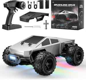 WayEee Brushless RC Cybertruck 1/16 Fast Cars Toys for Adults and Boys 8+, Max - Picture 1 of 7