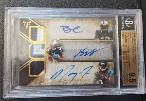 2014 Topps Triple Threads RPA 1/1 Brandon Cooks Kelvin Benjamin Lee BGS 9.5 Auto - Picture 1 of 10