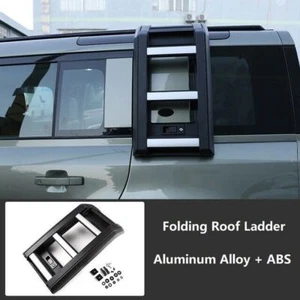 Foldable Liftable Ladder Protective Frame Fits for Land Rover Defender 2020-2023 - Picture 1 of 8