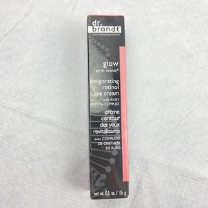 Dr. Brandt Glow Invigorating Retinol Eye Cream w/ Ruby Crystal Complex 0.5oz NIB - Picture 1 of 5