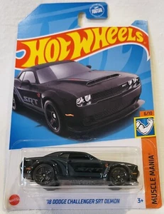 2023 Hot Wheels 151/250 HKK90 '18 Dodge Challenger SRT Demon Muscle Mania 6/10 - Picture 1 of 2
