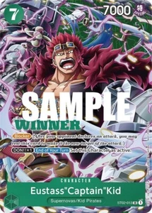 Eustass"Captain"Kid Winner Promo Foil - ST02-013 LP - One Piece - Picture 1 of 1
