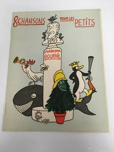 8 Chansons Pour Les Petits~French Song Book COVER ONLY~Great Graphics~Artwork - Bild 1 von 8