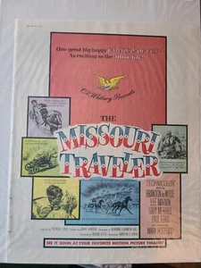 1958 Magazine Movie Ad  "The Missouri Traveler" - Picture 1 of 2