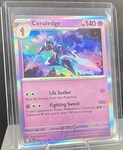 Tarjeta Pokémon Ceruledge 098/193 Sv02: Paldea Evolved Holo CCG CASI NUEVA - Imagen 1 de 1