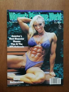 Women's Physique World May/June 1996 Bodybuilding Magazine Karen Netterstrom - Picture 1 of 3