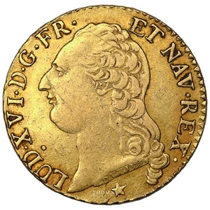 Louis d'or à la tête nue - 1789 W Lille - Second semestre - 7234 exemplaires - Picture 1 of 2