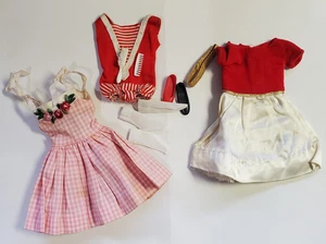 Lote de ropa TLC AS IS vintage Mattel Skipper TLC todo dañado - Imagen 1 de 15