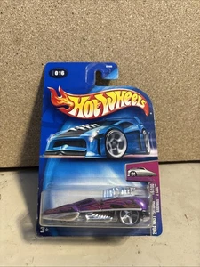 2004 Hot Wheels #16 First Editions 16/100 HARDNOZE 2 COOL Purple w/Lrg-Sm 5Spoke - Picture 1 of 2