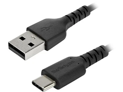 StarTech.com RUSB2AC1MB 1m (3.28 ft.) USB A to USB C Cable - High Quality USB - Image 1 of 4