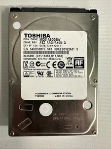 HDD Hard Drive SATA Laptop 2.5" Toshiba MQ01ABD050V 500GB - Picture 1 of 3
