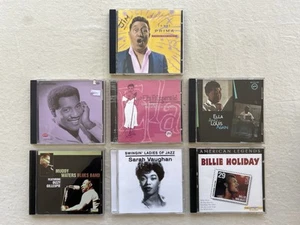 7 CD Lot Jazz Ella, Holiday, Armstrong, Vaughan, Cooke, Etc. - Picture 1 of 1