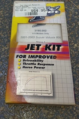 Moose Dynojet 2001-03 Suzuki Volusia 800 Stage 1 Jet Kit - 3195.002 **NEW** - Image 1 of 2