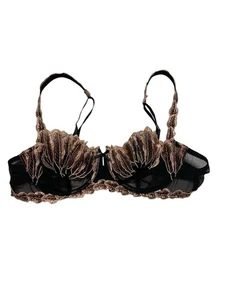 Sujetador Lise Charmel Mujer Talla 36 B Sexy Encaje Malla Demi Copa Lingere Con Aros - Imagen 1 de 13