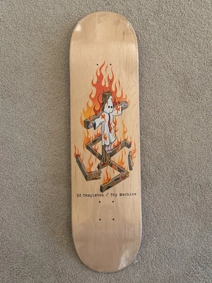 CHARRED CROSS 8.5 Toy Machine Ed Templeton pink top - Image 1 of 4