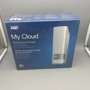 New Sealed Western Digital WD My Cloud 4TB Personal Cloud Storage NAS HDD - Photo 1/6