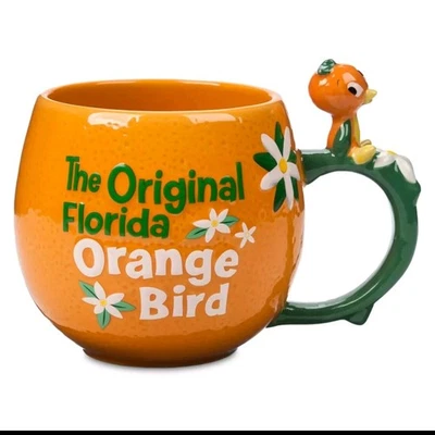NEW Disney Parks Walt Disney World 3D Original Florida Orange Bird Figurine Mug - Image 1 of 3