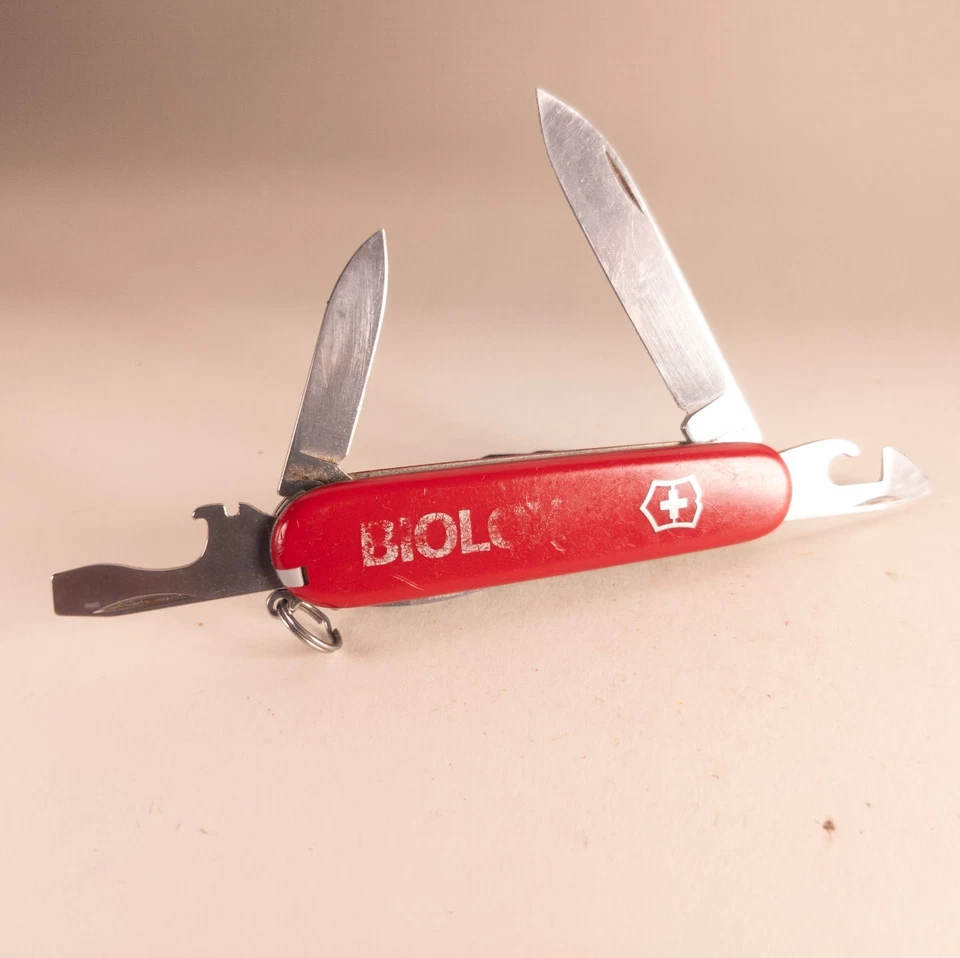 Vintage Victorinox Spartan Swiss Army Knife BIOLOX Logo 1986–1991 91mm - Image 1 of 4