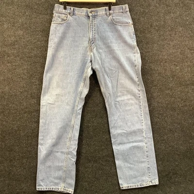 Dockers Premium Jeans Mens 36x34 Light Wash Straight Leg Denim TAG-IT Stretch - Image 1 of 4