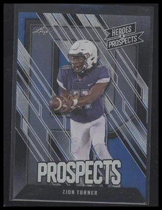 Leaf Heroes & Prospects #135 Zion Turner 2024 azul #/99 - Imagen 1 de 2