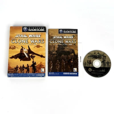 Star Wars the Clone Wars  Nintendo Gamecube Video Game Japan Version - Image 1 of 4