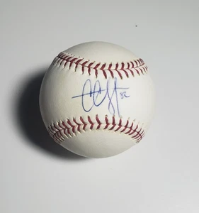 SIGNED CC SABATHIA OML BASEBALL - Picture 1 of 6