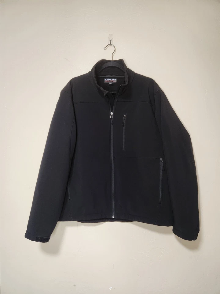 Chaqueta softshell Kirkland Signature negra talla XL Foto 1 de 4