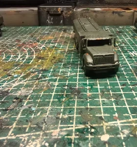 3D Printed 1/144 United States R11-6000 refueling truck Finished Product - Picture 1 of 5
