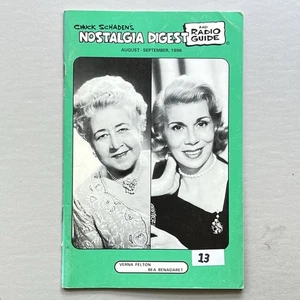 Radio Premiums CHICAGO DATES 30s Film Stunts NOSTALGIA DIGEST Magazine 1996 AUG - Picture 1 of 14