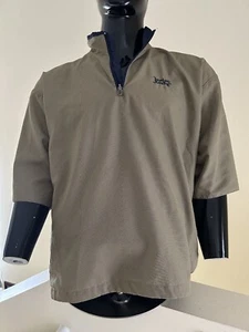ZR Zero Restriction Waterproof Reversible Pullover Golf Gold Blau Jacke Herren L - Bild 1 von 17