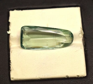Natural Green Kunzite Gemstone From  Afghanistan 16.90 Ct Fancy Cut Loose Gem - Picture 1 of 5