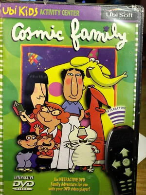 Ubi Kids Activity Center Interactive DVD Ubisoft Cosmic Family New from 1999! - Image 1 of 4