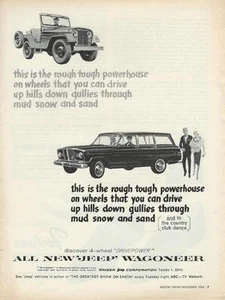 1964 Jeep 4 Wheel Drive Wagoneer Ad/CJ5 - Picture 1 of 1