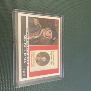 2010 Topps Magic Historical Stamp John Paul Jones 24/25