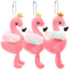 3 Pcs Plüschtiere Flamingo-Anhänger Wheinachtsgeschenke Sanft