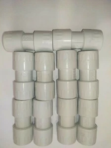 Raccordo tubo tubo IP65 per tubi rigidi diametro 20mm 10 pezzi - Imagen 1 de 4