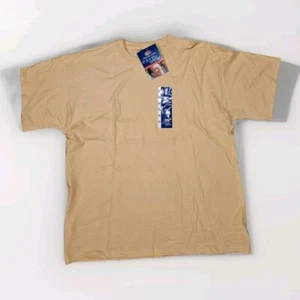 Vintage Fruit Of The Loom Easy To Wear Men's  T-Shirt Yellow Size XL NWT - Picture 1 of 10