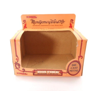 BOX For Ertl 1905 Ford Delivery Car Bank Montgomery Ward #9230 NO TOY, BOX ONLY - Image 1 of 4