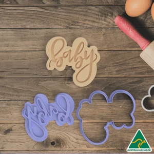 Baby Cookie Cutter and Embosser Stamp - Bild 1 von 1