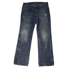 Rock & Republic Men's Jeans 36x32 Dark Blue Denim Cotton Outdoors Fall Autumn