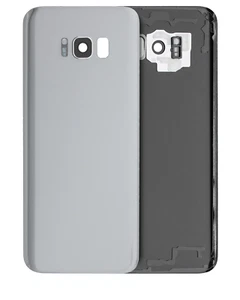 Tapa Trasera Cristal Con Lente Cámara Compatible Para Samsung Galaxy S8 Plus (Plateado) - Imagen 1 de 3