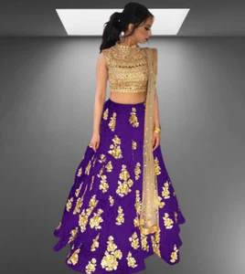 Choli Lehenga Pakistaner Lengha Kleidung Hochzeit Indian Party Bollywood - Bild 1 von 7