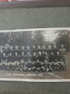 Vintage original early 1900's football team photo ANTIQUE 