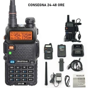 BaoFeng UV-5R VHF/UHF Dual Band PMR Radio 136-174 400-520 Mhz RICETRASMITTENTE - Zdjęcie 1 z 5